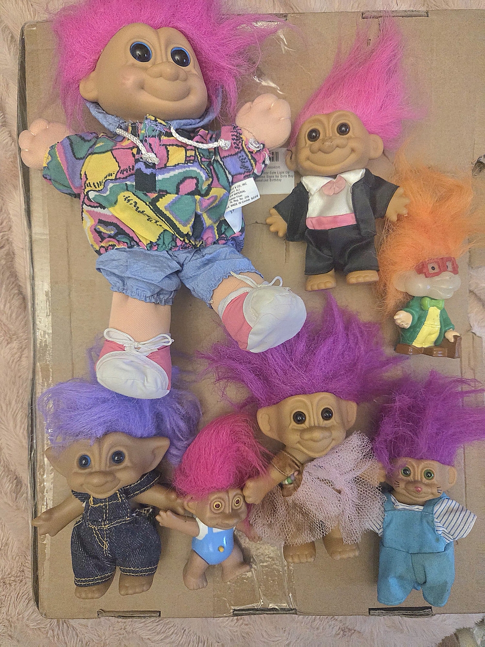 Troll Dolls 7 Count Vintage